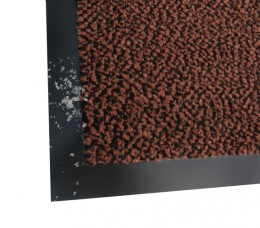 Полипропиленовый грязезащитный  коврик 60*90, коричневый. 1022515 - Фото