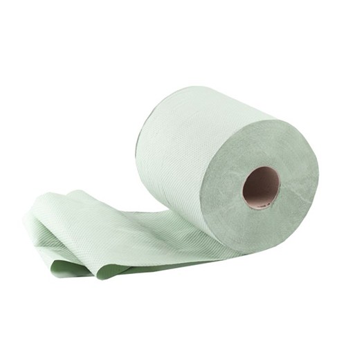 Бумажные полотенца, ролевые (рулонные) MIDI, зеленые. P152. - Фото №2