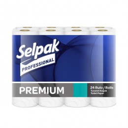 Туалетная бумага, целлюлоза, 3 слоя Selpak Pro Premium.  32761820 - Фото