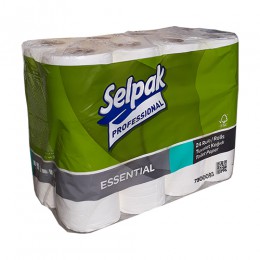 Туалетний папір, целюлоза. 2 шари. Selpak Pro.Essential, 24 шт. 32761840 - Фото