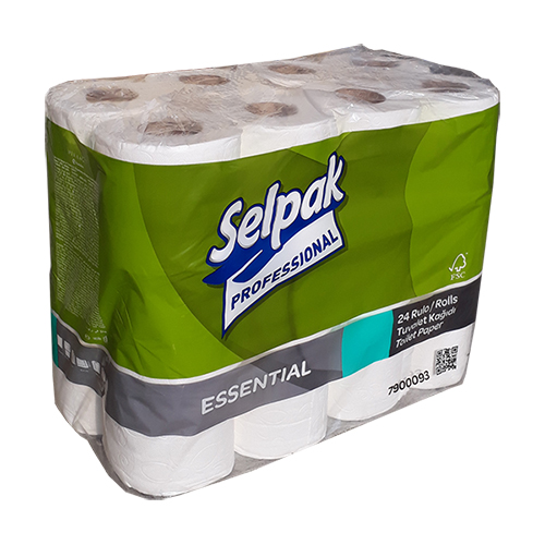 Туалетний папір, целюлоза. 2 шари. Selpak Pro.Essential, 24 шт. 32761840 - Фото №2