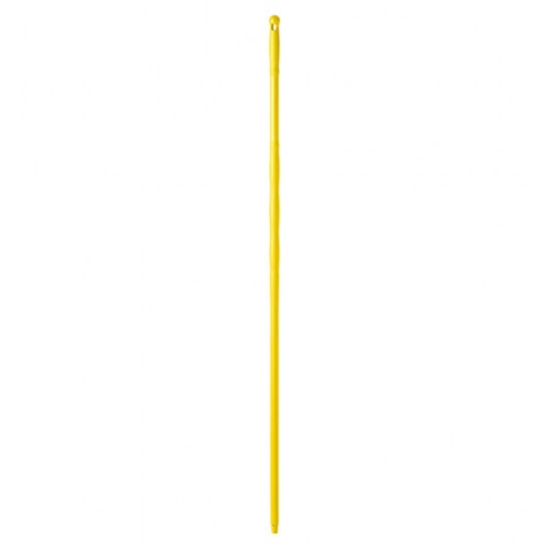 Рукоятка  полипропиленовая желтая, с резьбой, 145 см*23 мм. 00001081G - Фото №1