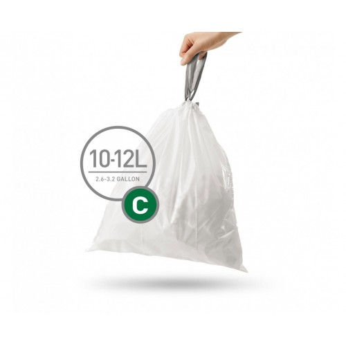 Мешки для мусора плотные с завязками 10-12 л SIMPLEHUMAN. CW0252 - Фото №1
