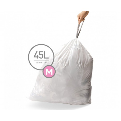 Мешки для мусора плотные с завязками 45 л SIMPLEHUMAN. CW0261 - Фото №1