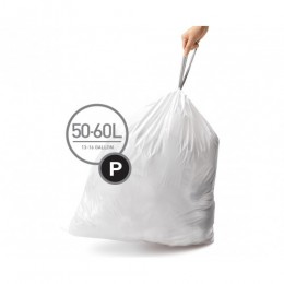 Мешки для мусора плотные с завязками 50-60 л SIMPLEHUMAN. CW0263 - Фото