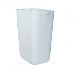 Урна для мусора 23л PRESTIGE, пластик белый. A74201