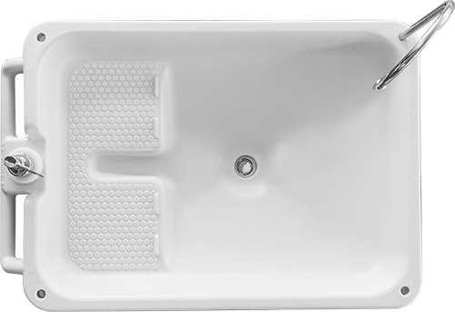 Портативний (автономний) мобільний стенд для миття, рукомийник. CHH-7702 - Фото №2