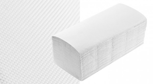 Бумажные полотенца Clean Point, рециклинг, однослойная, V, 150 шт / пач. РПВР1.150 - Фото №1