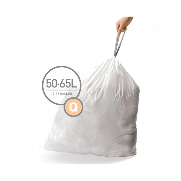 Мешки для мусора плотные с завязками 50-65л SIMPLEHUMAN.  CW0176 - Фото №1