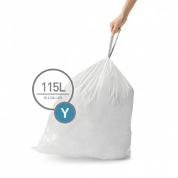 Мешки для мусора плотные с завязками 115л SIMPLEHUMAN.  CW0404 - Фото