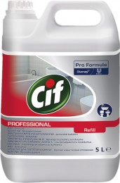 Средство для очищения сантехники и поверхностей в ванной комнате Cif Professional 2в1 Концентрат 5 л.  25488820 - Фото