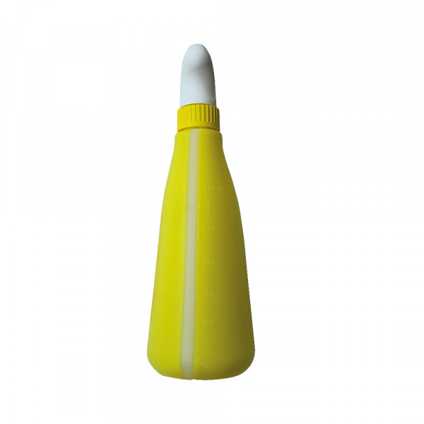 Пульверизатор жовтий з пляшкою 0.6 л з шкалою в мл та %.  7636.P11  - Фото №2
