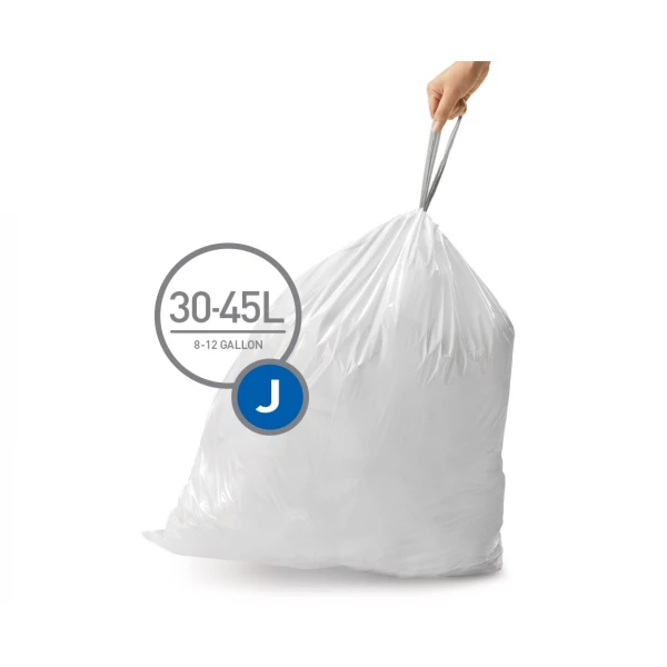 Мешки для мусора плотные с завязками 30-40л SIMPLEHUMAN. CW0169 - Фото №1
