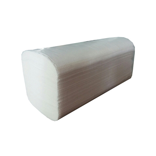 Бумажные полотенца листовые, белые, V-укладка, 2 слоя. 150 л. A103105 - Фото №1