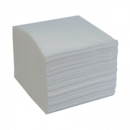 Туалетний папір листовий, целюлозний, білий, V-складання, 200 аркушів. A105302 - Фото