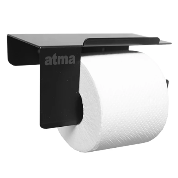 Тримач туалетного паперу з поличкою E-Line. E935Black - Фото №2