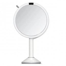 Simplehuman ST3038 Дзеркало Trio з сенсором, 20 см, 3-в-1, LED, біле. ST3038 - Фото