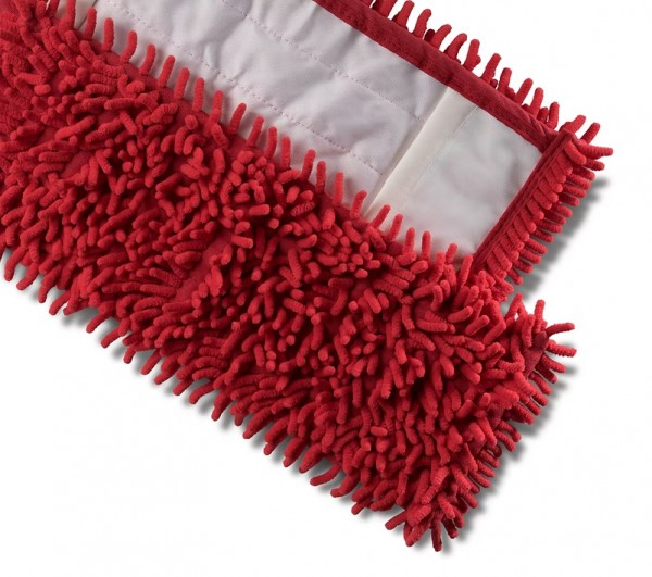 Змінна насадка моп з мікрофібри шиньон 'Chenille', сірий, EXTRA, (1000 пальців) 40 см. CER40 - Фото №1