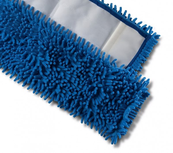 Змінна насадка моп з мікрофібри шиньон 'Chenille', сірий, EXTRA, (1000 пальців) 40 см. CER40 - Фото №1