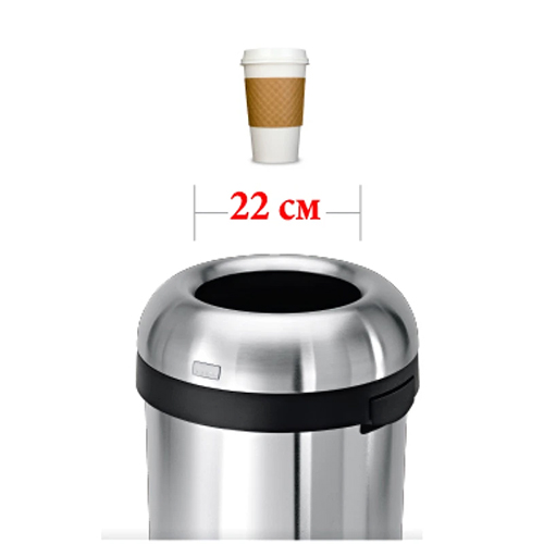 Урна відкрита 60л BULLET. CW1496 - Фото №3