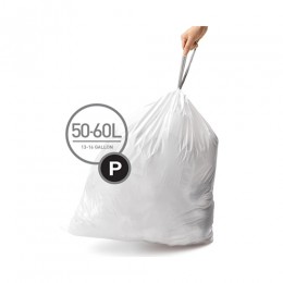 Мешки для мусора плотные с завязками 50-60л SIMPLEHUMAN. CW0175 - Фото