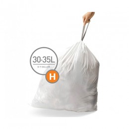 Мешки для мусора плотные с завязками 30-35 л SIMPLEHUMAN. CW0168 - Фото