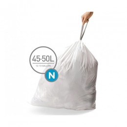 Мешки для мусора плотные с завязками 45-50л SIMPLEHUMAN.  CW0174 - Фото