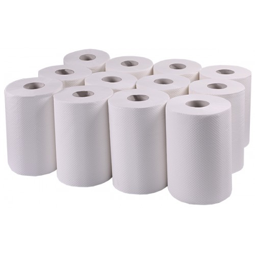 Бумажные полотенца, ролевые (рулонные), MINI, серые. P141 - Фото №2